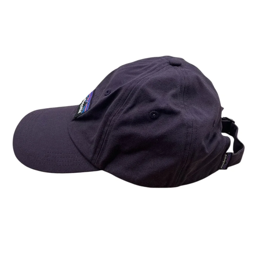 Patagonia P-6 Label Trad Cap Purple Organic Cotton Adjustable Hat 38296